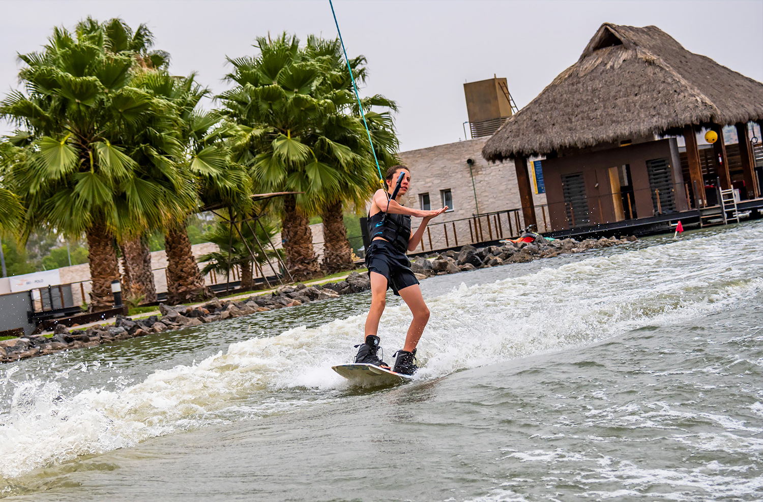 Rampa y club de ski dentro de Viñedos del Polo, lotes residenciales campestres en El Marqués, Querétaro